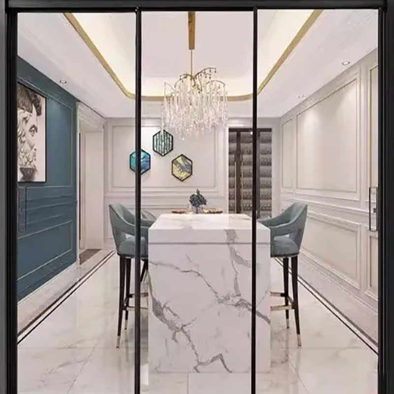 Sliding Patio Door with Thermal Break Frame and Lift Handle for Draft-Free Living and Quiet Performance