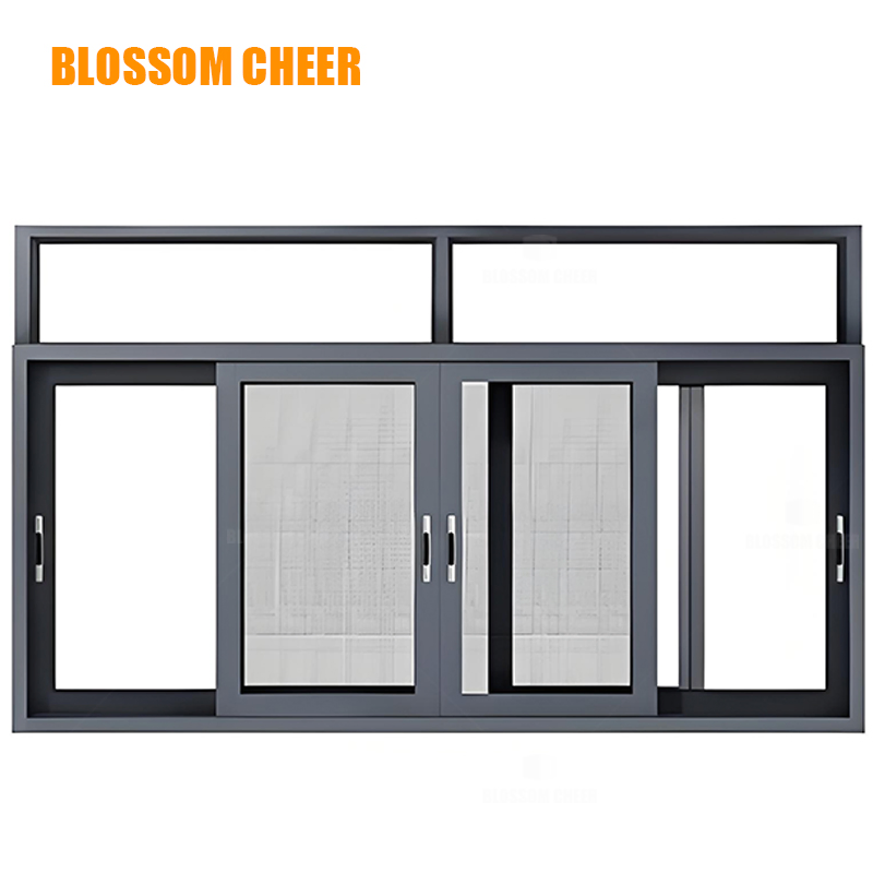 Premium 2.0mm Aluminum 3 Panel Sliding Window for Villas