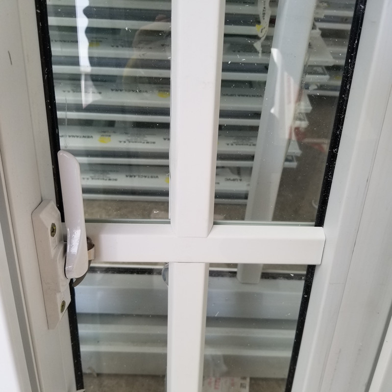 Social Projects Economical UPVC Sliding Window with Decorative Grills