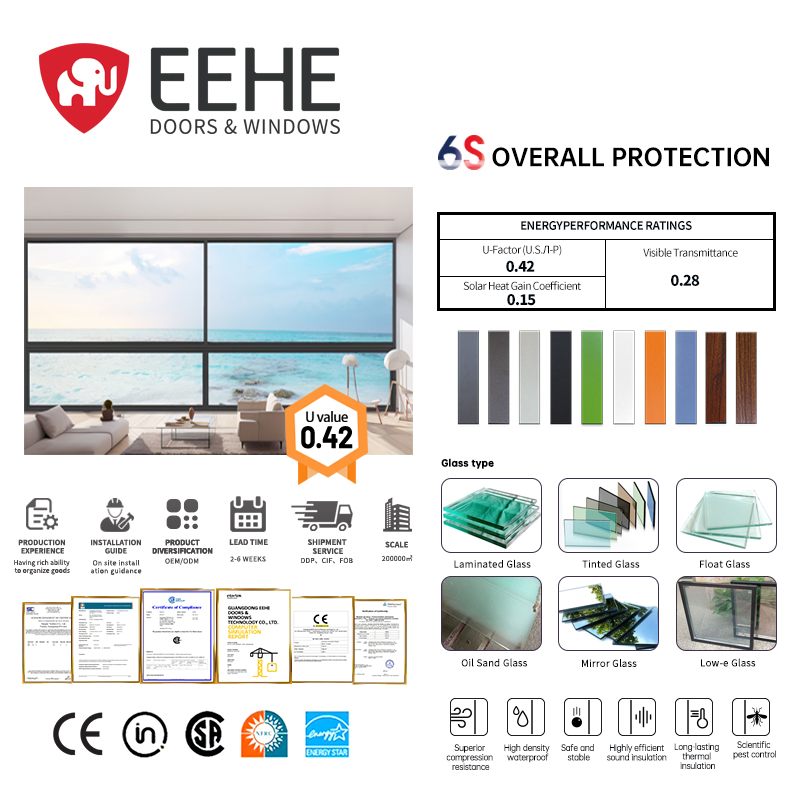 Eehe Energy Energy Efficient Sliding Windows with Premium Insulated Lowe