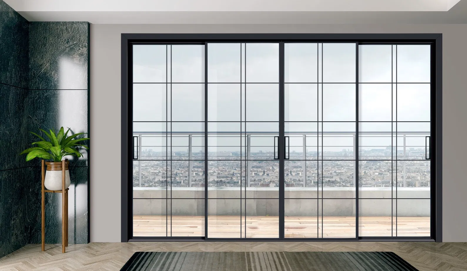 High-End Finished Aluminium Window and Door