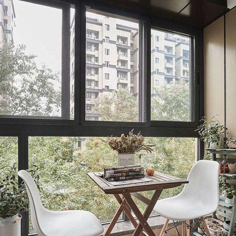 PA Most Popular Aluminum Cheap House Fixed Glass Aluminium Profile Sliding Window