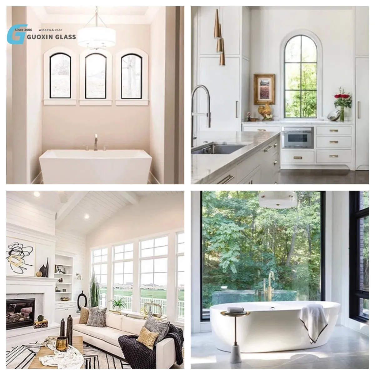 Premium Soundproof Aluminum Fixed Glass Windows for Modern Spaces