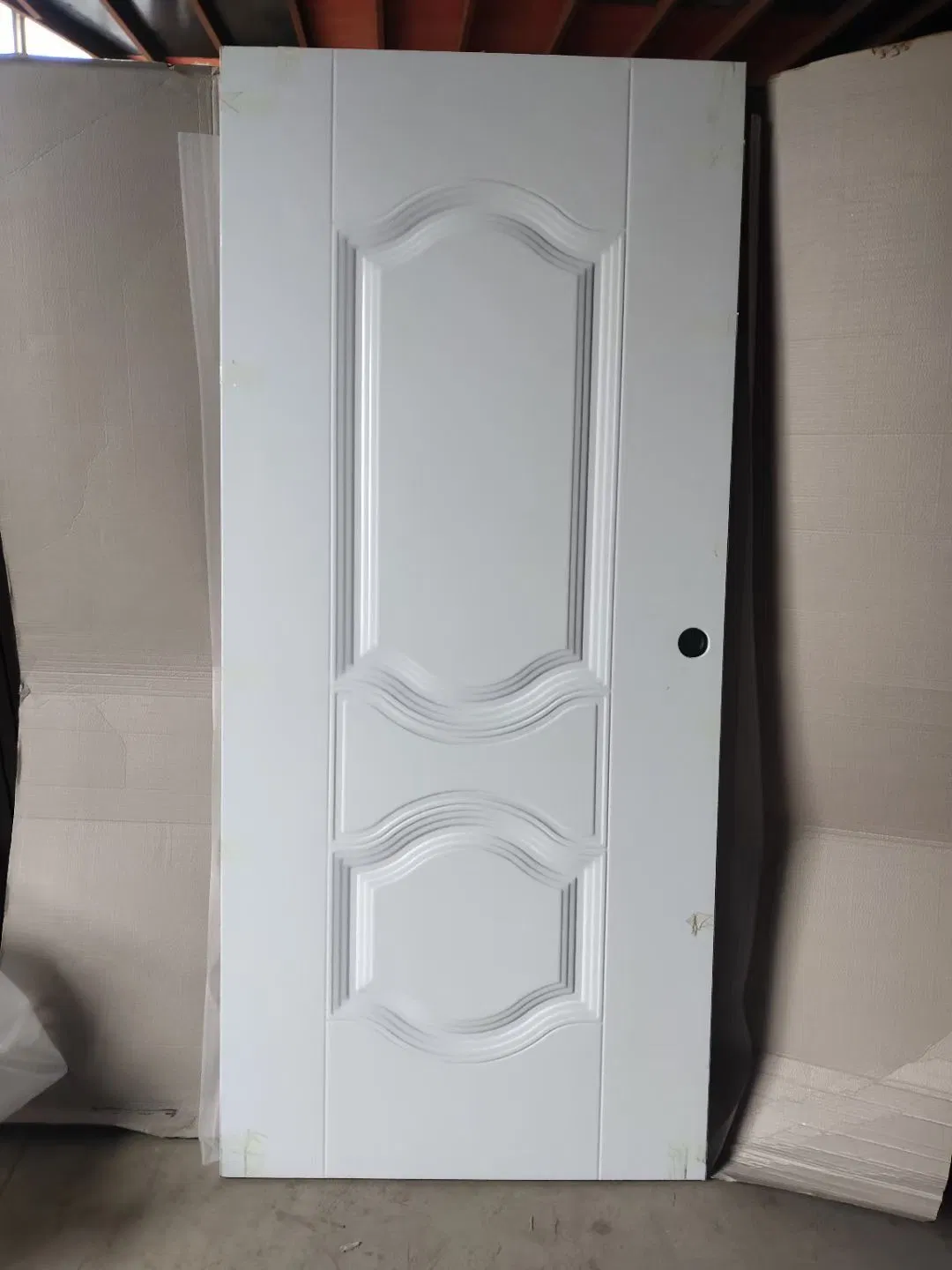 Interior Entry Security American Panel Steel Door with Glass