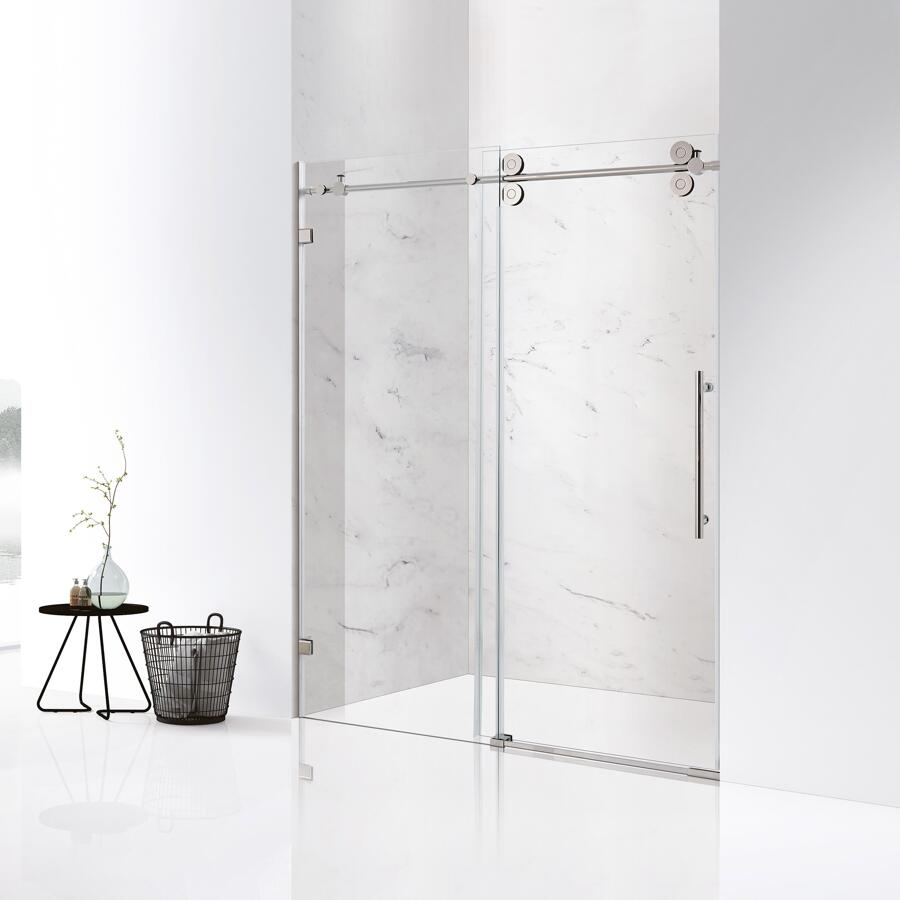 Sliding Shower Door Big Top Roller Design SGCC Tempered Glass Wholesale Price