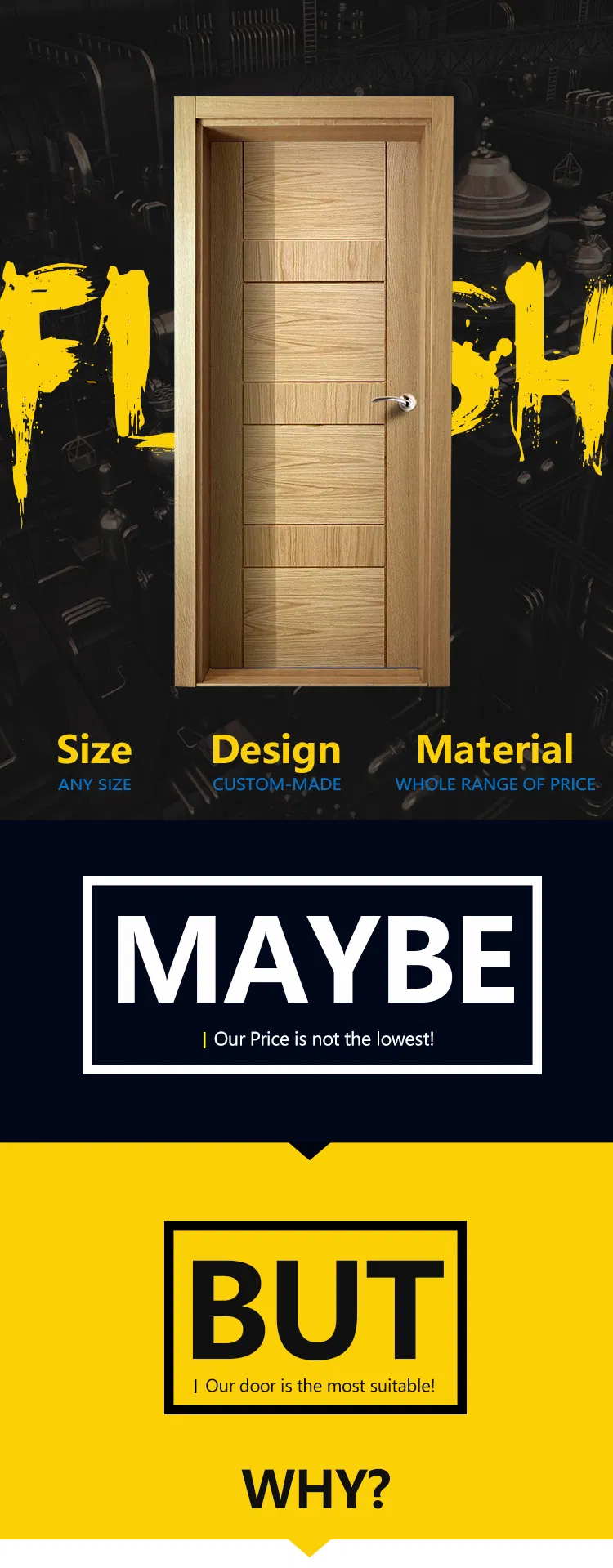 Wooden Interior Door Display 1