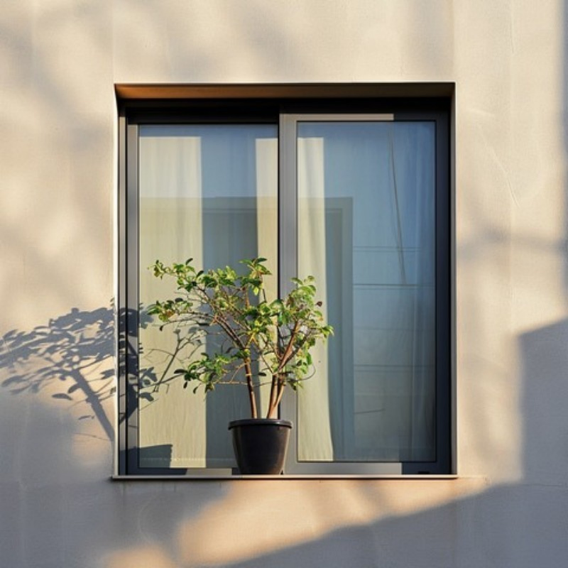 Customized Double Glass Aluminum Alloy Fixed Inward and Outward Open Window Thick Profile Aluminium Casement Windows
