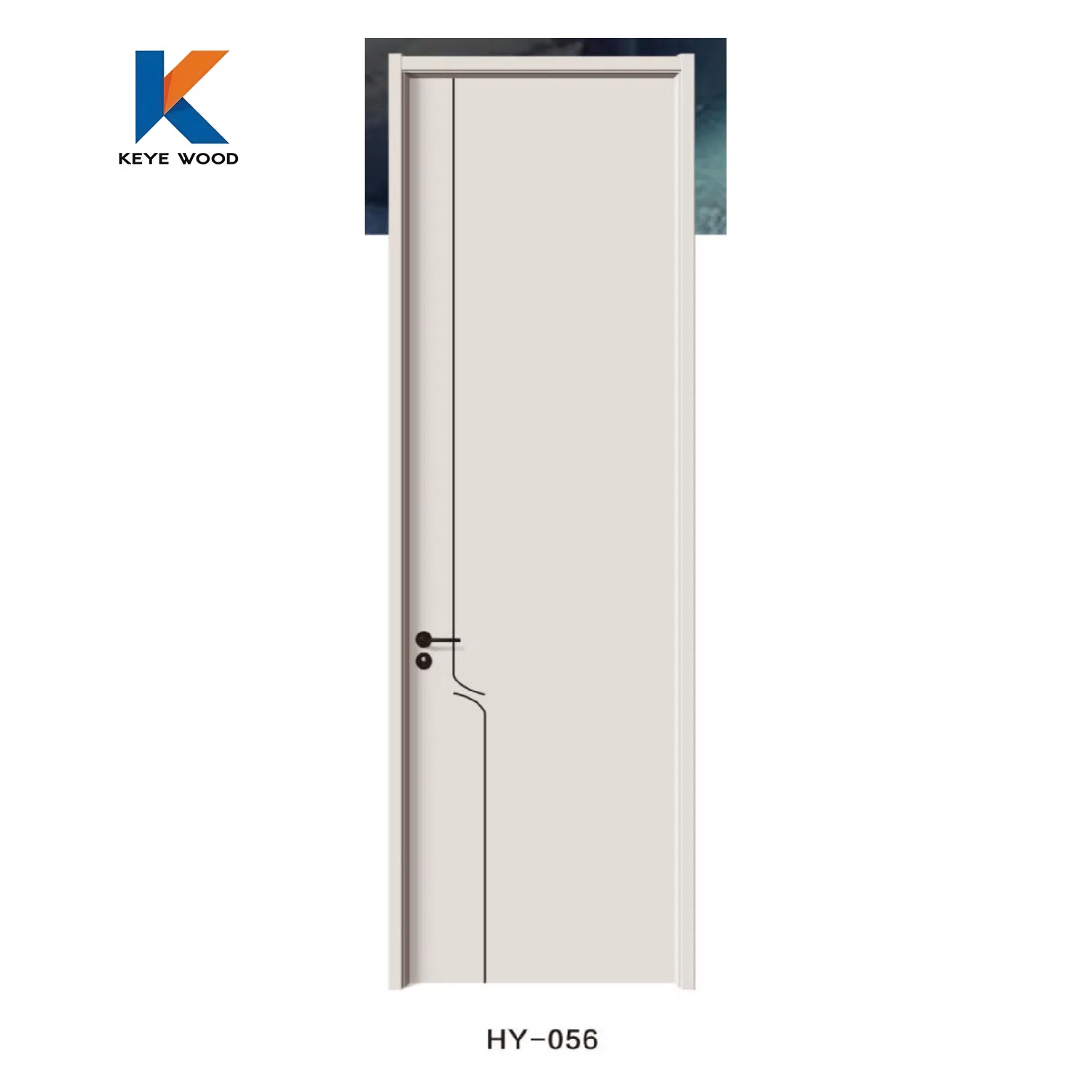 Safety Grade Wooden Wood Fire Rated Interior Door for Hotel Interior Projects