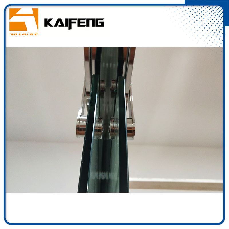 8mm Tempered Glass Sliding Bathroom Stainless Steel Shower Door (KF-2309D)