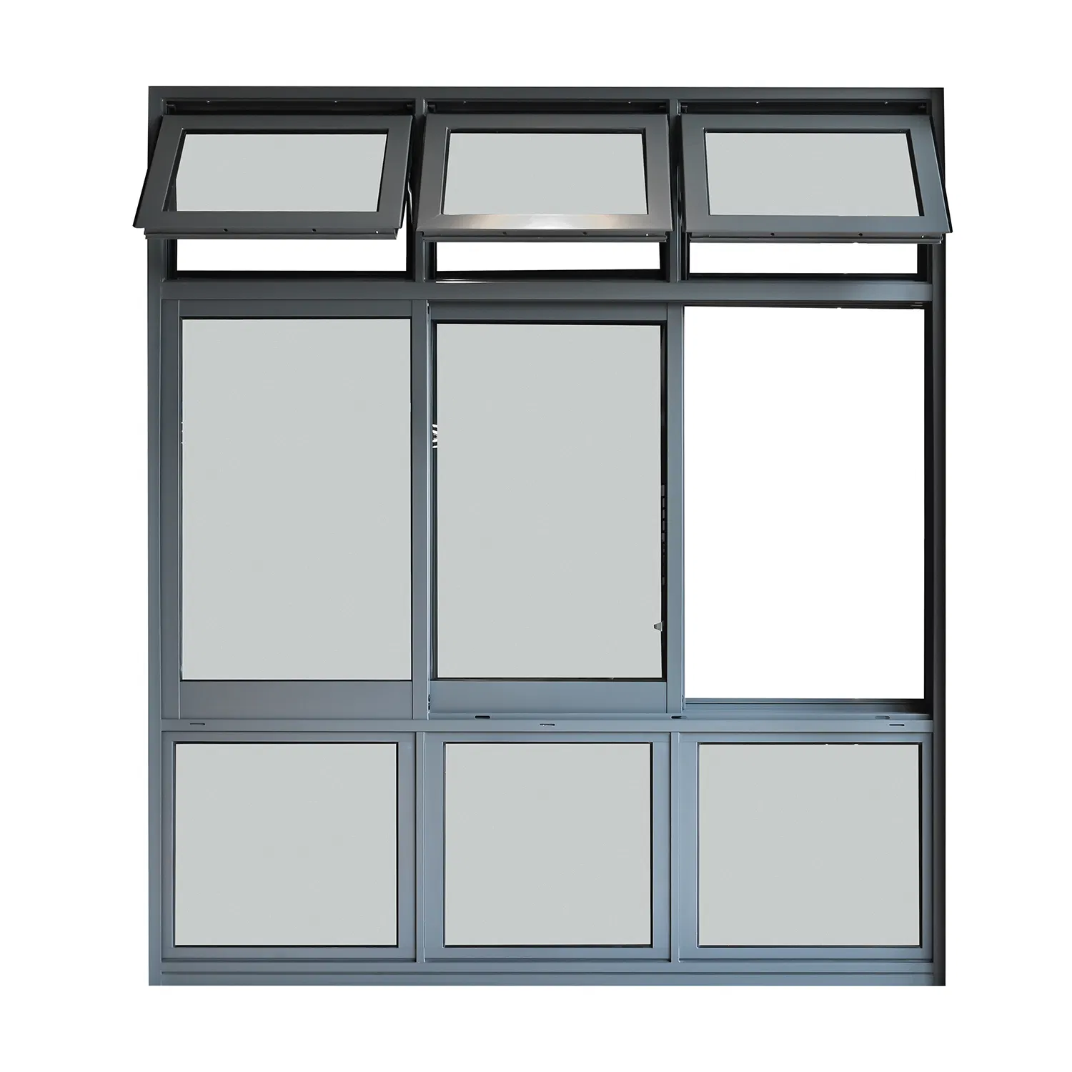 Quick Installation Snap-on Frame System Tool-Free Assembly DIY Friendly Sliding Window