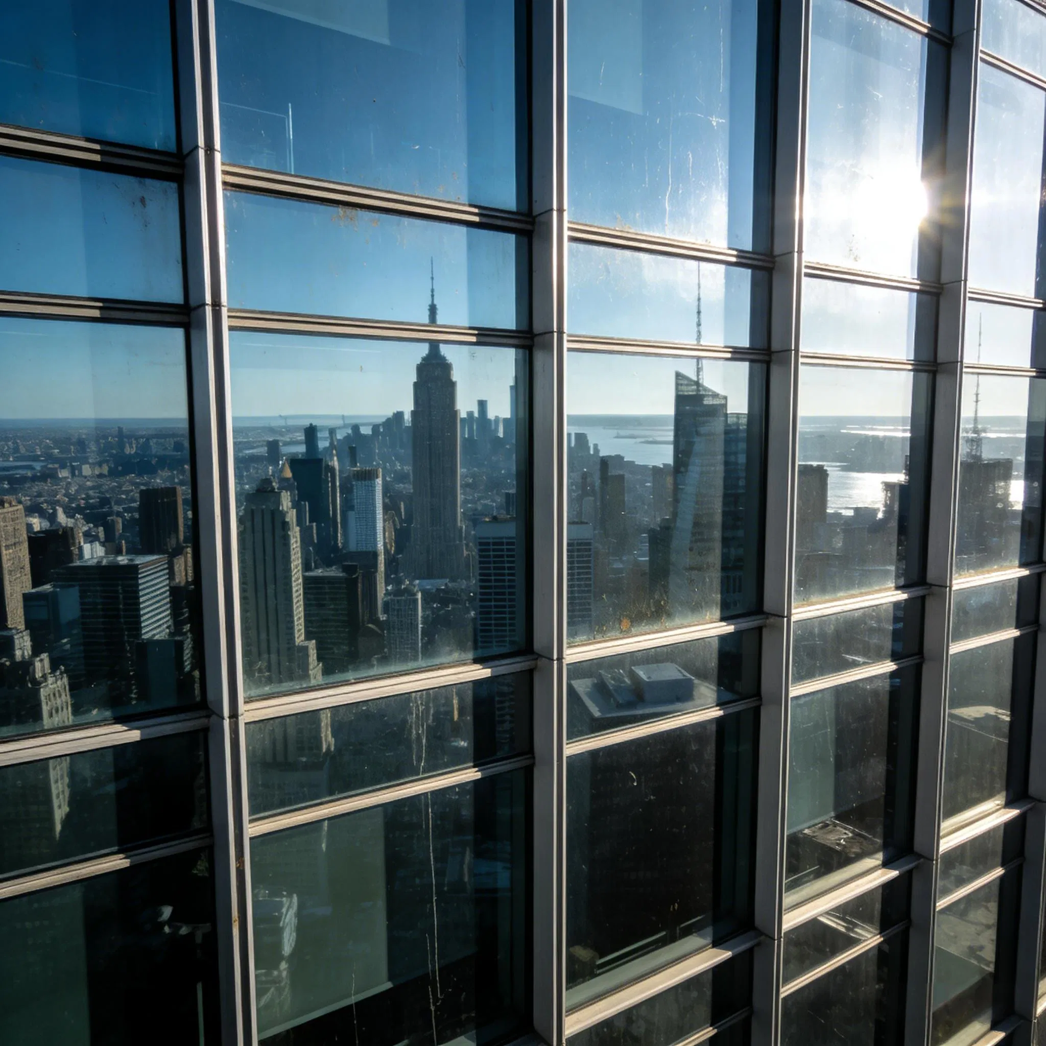 High-Performance Glass Curtain Wall System with Exposed Frame Options