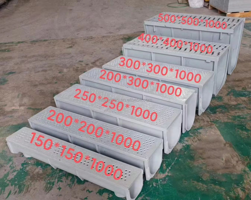 High-Quality SMC Molded Fiberglass Linear Drainage System for Rainwater