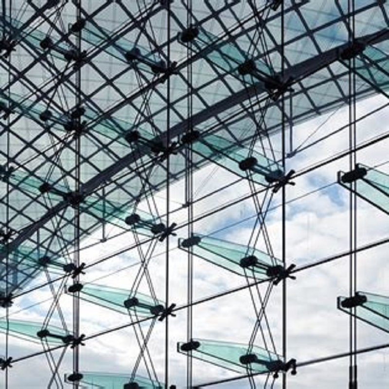 Spider Standard High Quality Thermal Break Aluminium Triple Glass Curtain Wall System