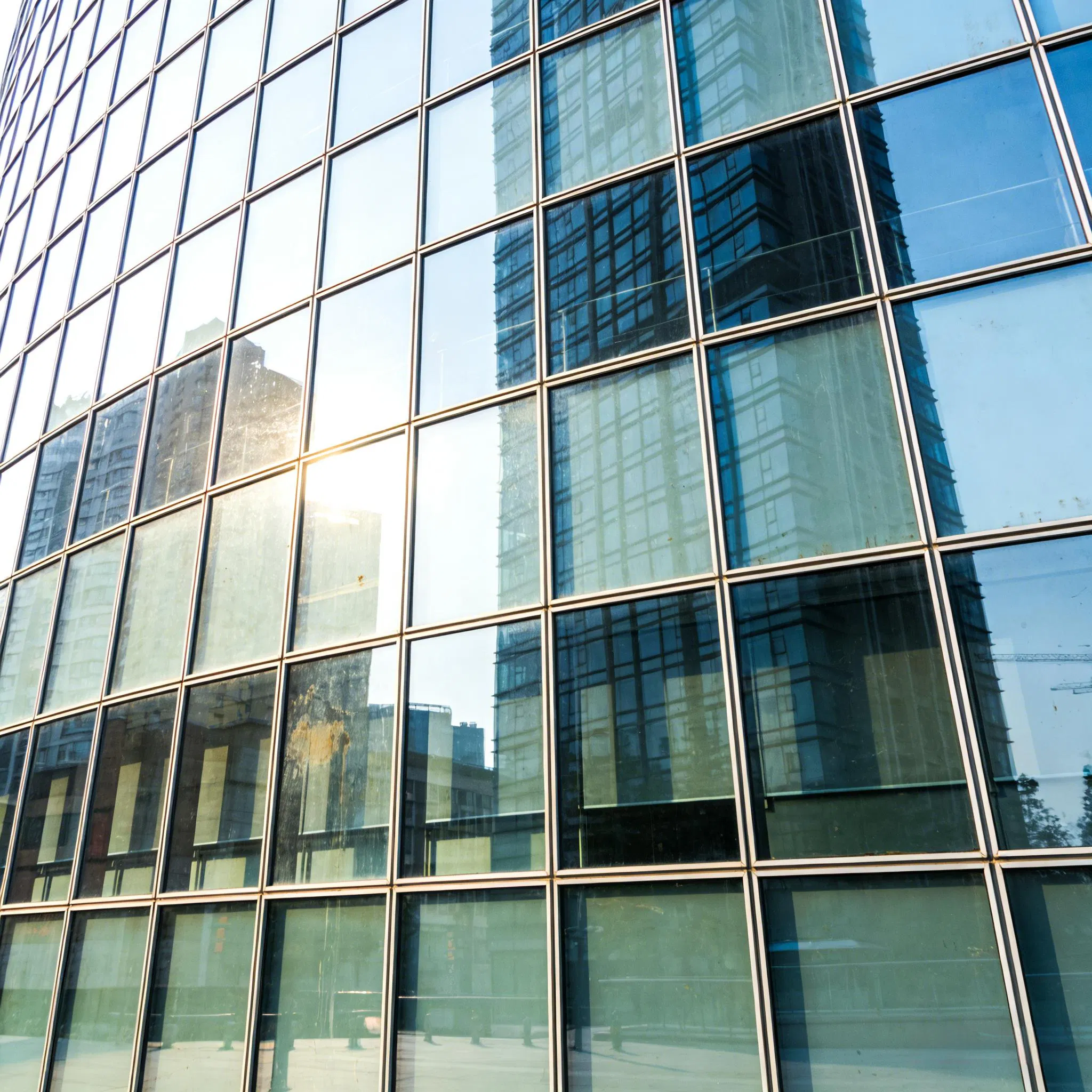 Robust Glass Curtain Wall System with Exposed Frame Aluminum Alloy