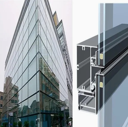 Commercial Office Facade System with Insulated Curtain Wall