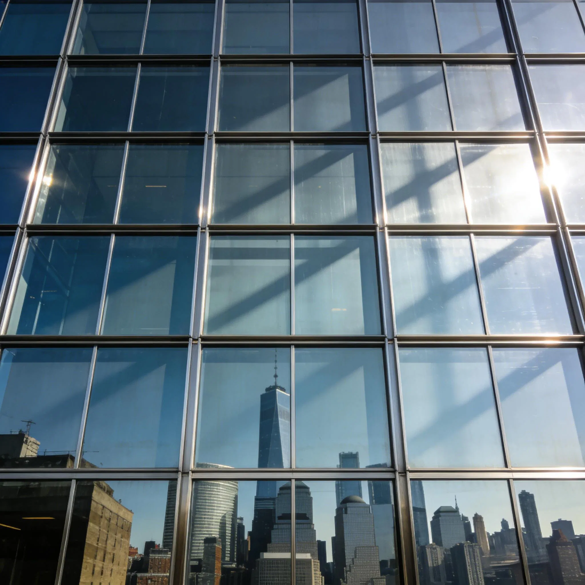 Stylish Glass Curtain Wall System in Durable Aluminum Alloy Material