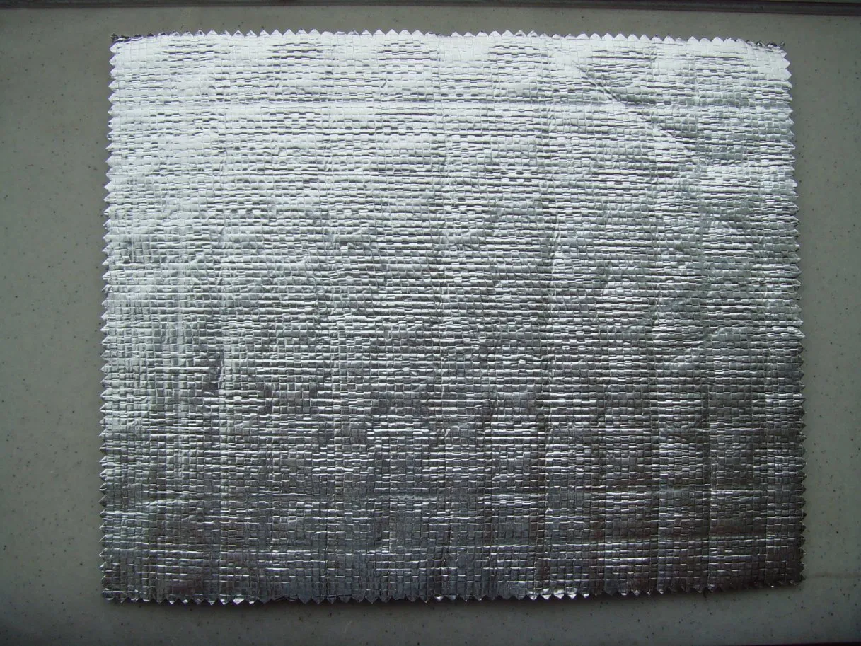 Fireproof Woven Fabric Bubble Aluminum Foil Wrap Insulation Reflective Roofing Aluminum Foil Bubble Sound Heat /Thermal Insulaion Building Construction Material