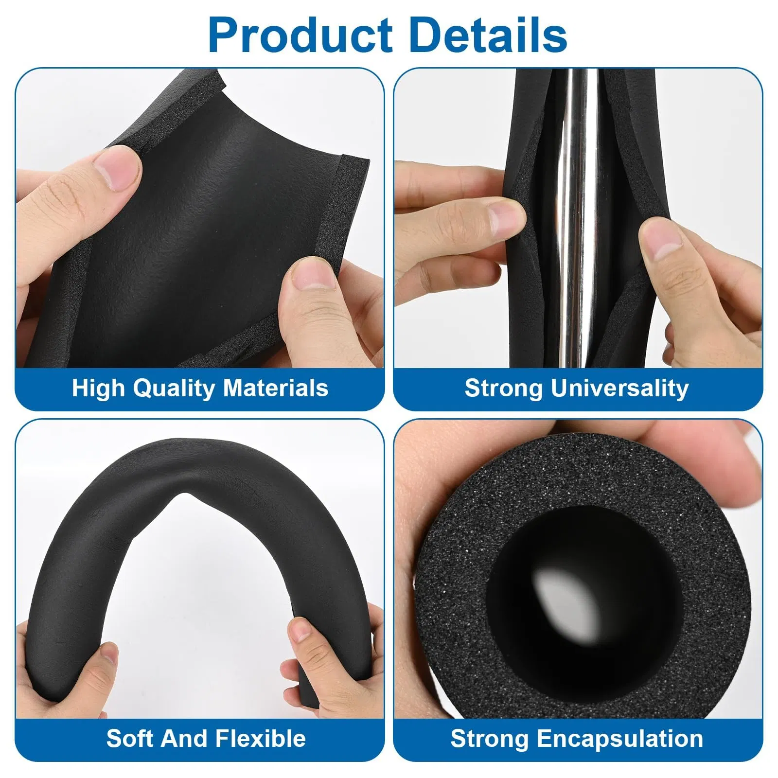 Efficient Sound Absorption Rubber Insulation Pipe Closed-Cell Building Materials for Industrial Use