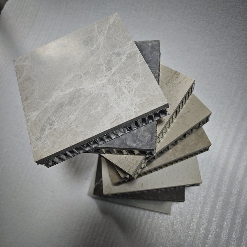 Thermal Insulation Lightweight Innovative Versatile Building Facades Composite Stone Honeycomb Panel