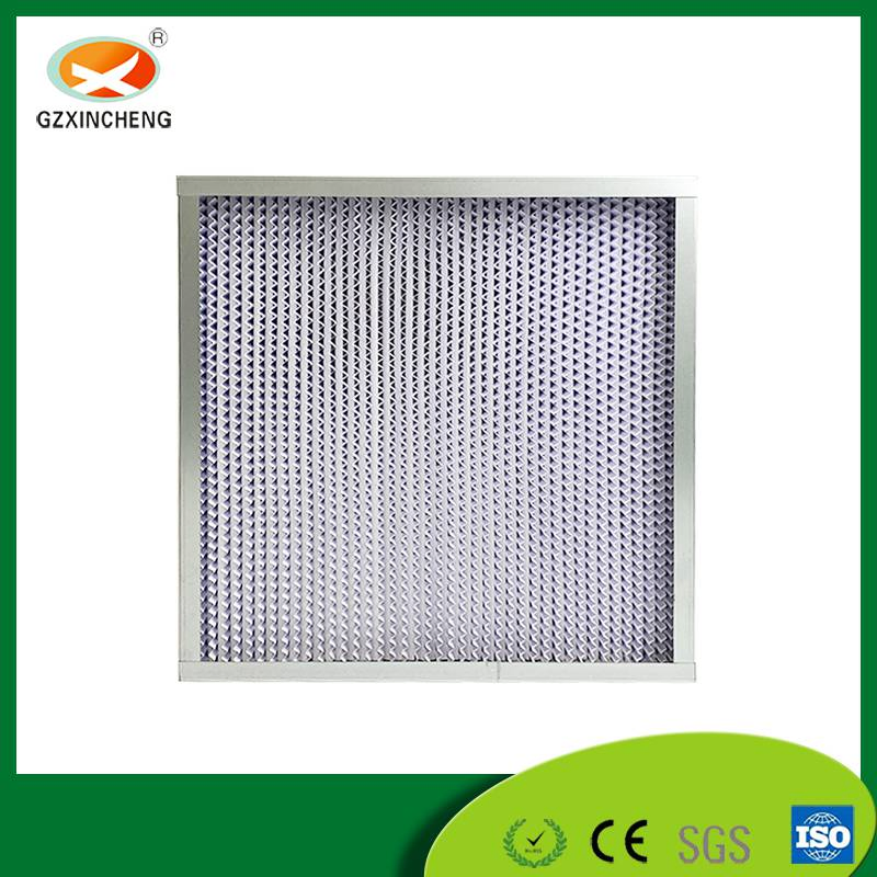Commercial Aluminium Deep Pleat H13 Air Conditioning System