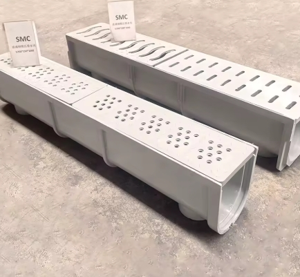Durable Lightweight Fiberglass U-Shaped Drainage Channel for Roads