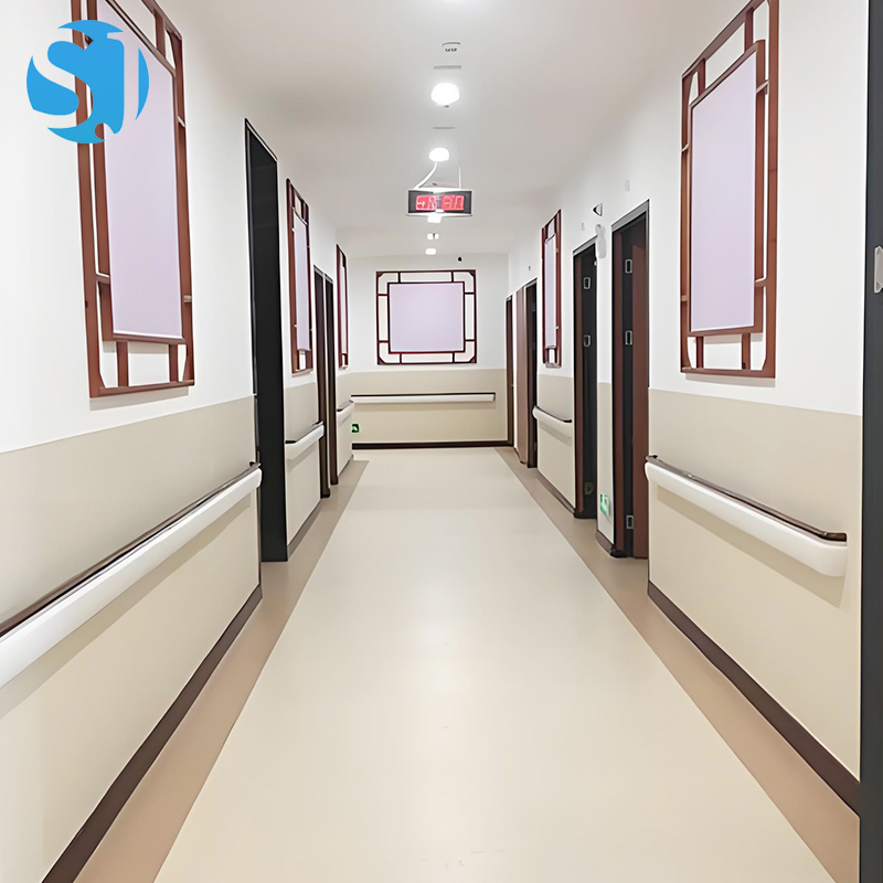 Easy Clean Antibacterial PVC Hospital Wall Guard and Safety Rail