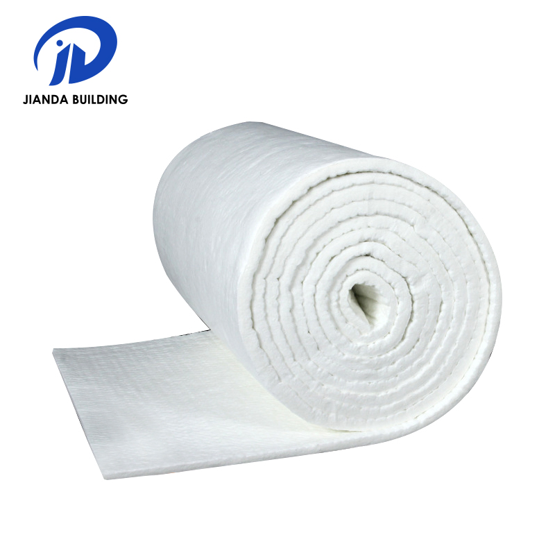 Jianda Thermal Insulation 1260 Ceramic Fiber Blanket Refractory Material for Industrial Kiln Wall Lining Backing (JDTX-BZ-02)