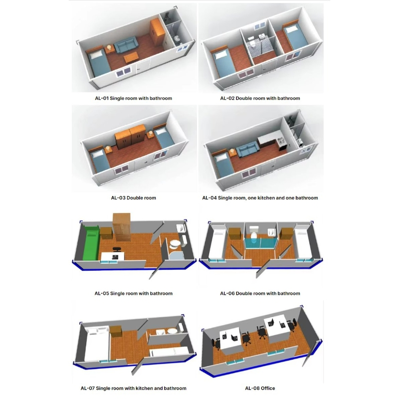 Durable Galvanized Steel Housing Solutions for Labor Camps