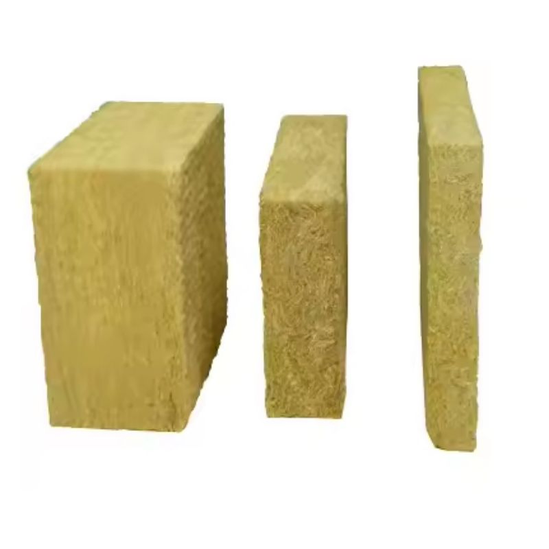 Wholesale Customized Modern Square Rock Wool Board Felt Thermal Sound Insulation Building Materials Heat Insulation Materials