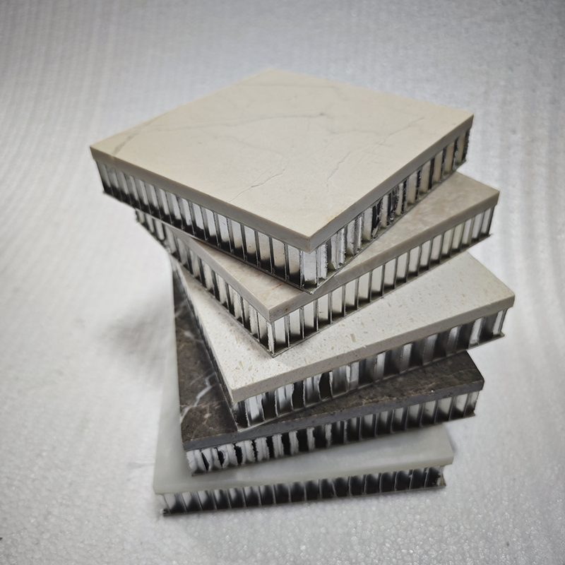 Thermal Insulation Lightweight Innovative Versatile Building Facades Composite Stone Honeycomb Panel