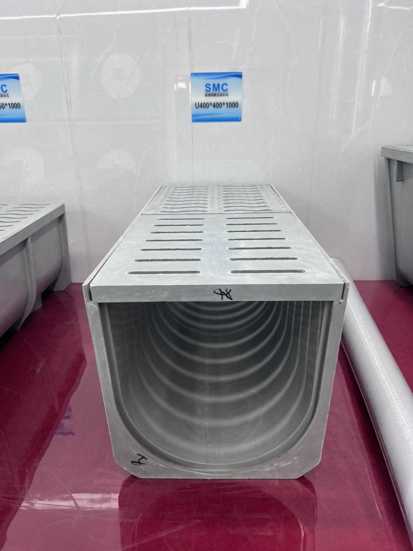 High-Quality SMC Molded Fiberglass Linear Drainage System for Rainwater