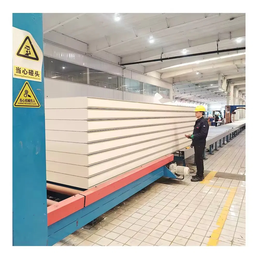 Tongue Groove Steel Sandwich Panel Connection System for Cold Storage Clean Room Medical Facility Workshop Hotel