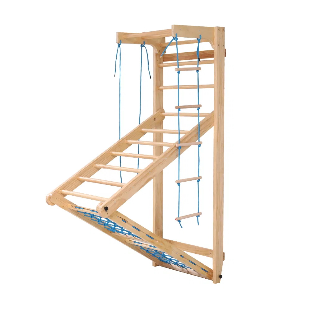 Wall Bars Wood Stall Bar Gym Gymnastic Swedish Ladder Home Children Climbing Frame Wall Climbing Toy for Kids