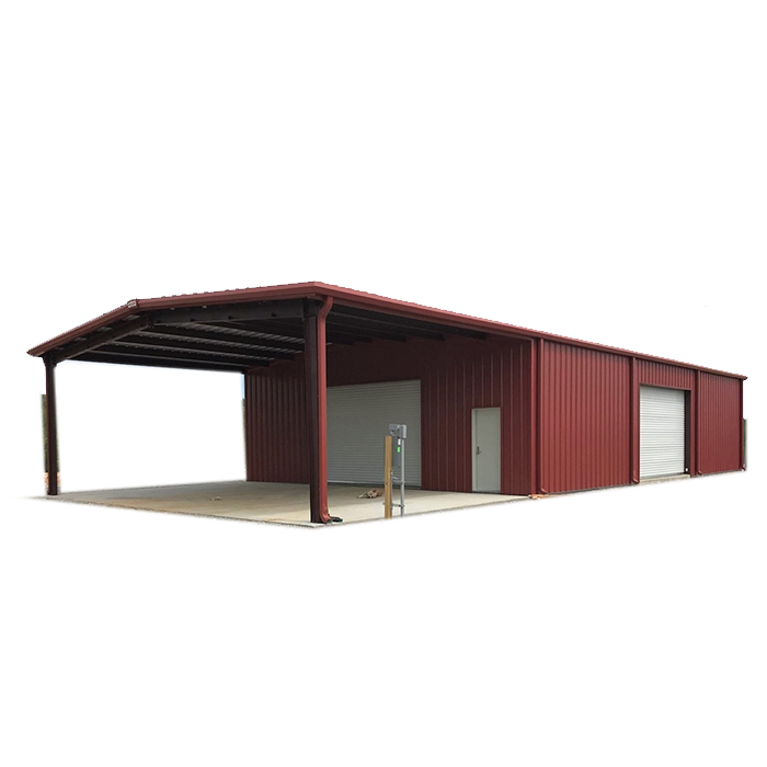 Modern Steel Prefabricated Garage Door Carport Solutions for Vehicles