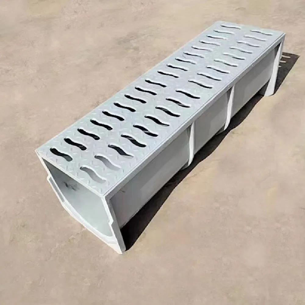Lightweight Corrosion-Resistant FRP Drainage Ditch with Protective Cover
