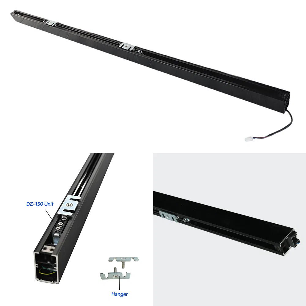 APP Smart Silent Glass Sliding Auto Door System Office Partition Wall Hidden Magnetic Levitation AC Motor Aluminum Bathroom Mall