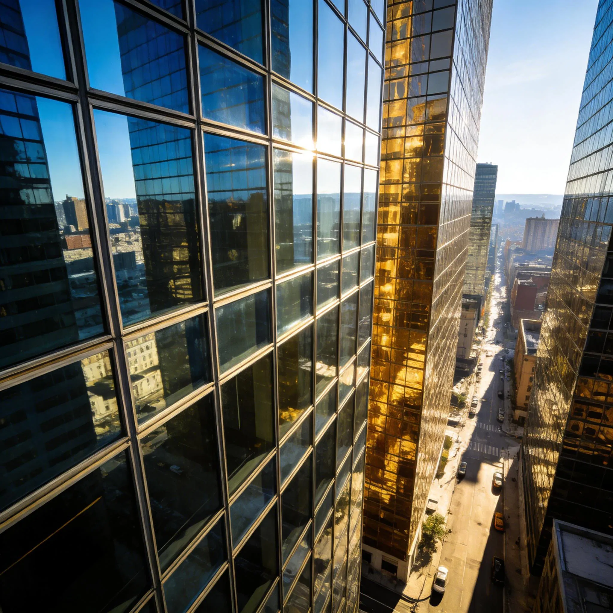 Elegant Glass Curtain Wall System in Aluminum Alloy with Exposed Frame