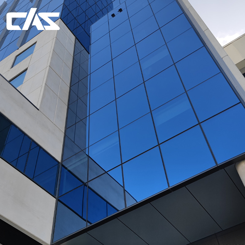 High-Performance Fire Resistant Tempered Glass Curtain Wall System