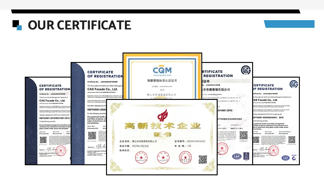 Certifications
