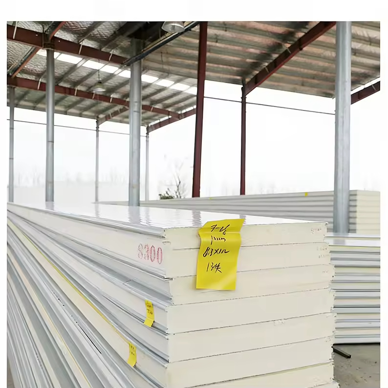 Tongue Groove Steel Sandwich Panel Connection System for Cold Storage Clean Room Medical Facility Workshop Hotel