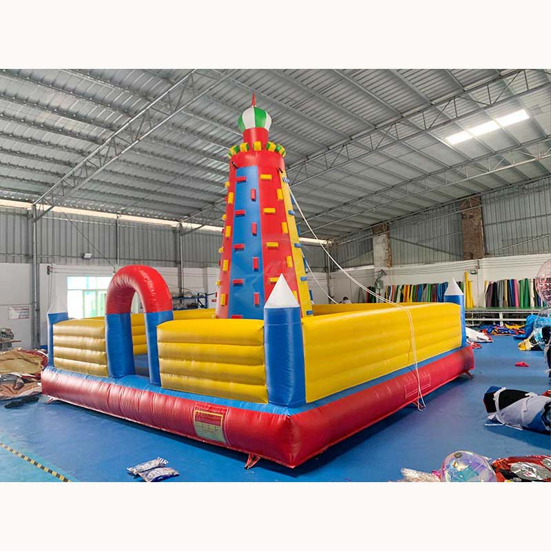 Durable PVC Inflatable Climbing Mountain Tower Rock Climbing Wall