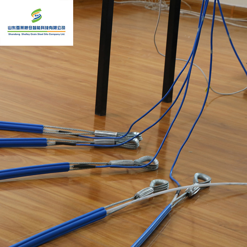 Steel Grain Silo Used Humidity and Temperature Monitoring Cables System