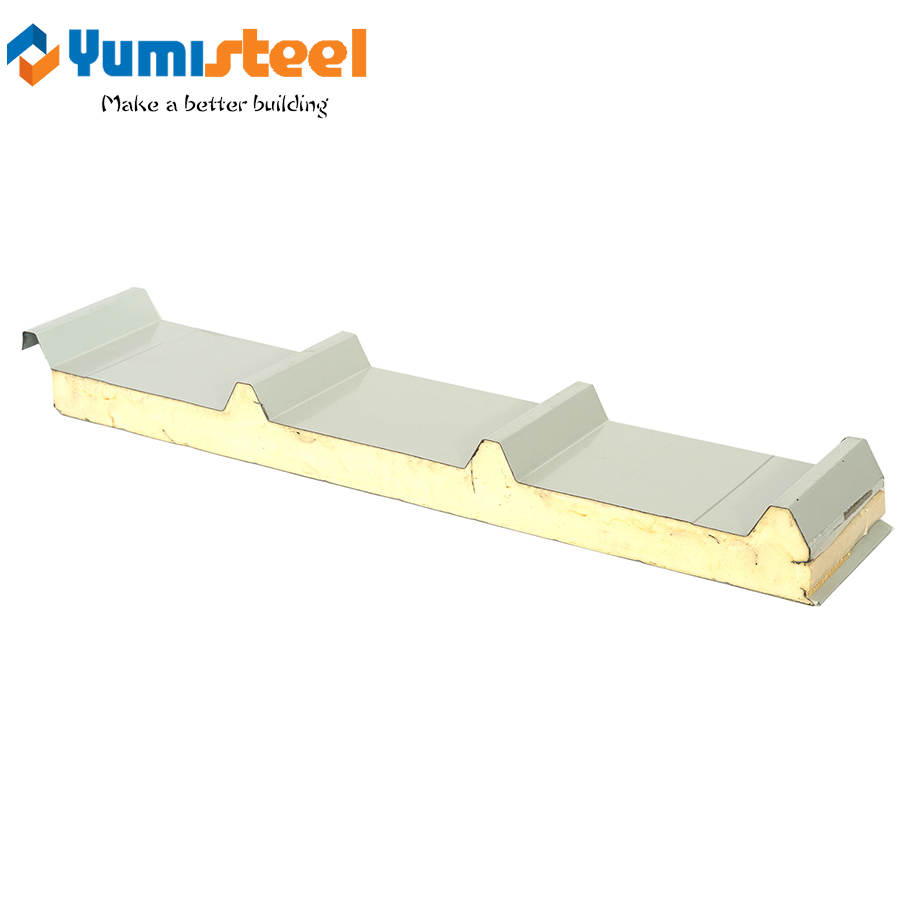 Aluminum Polystyrene Puf Sandwich Roofing Panel System Construction for Sale