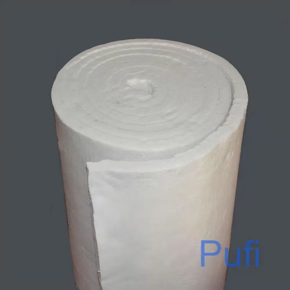 Factory Price 1260 Degree Refractory Alumina Silicate Needle Ceramic Fiber Insulation Blanket Thermal Insulation Material