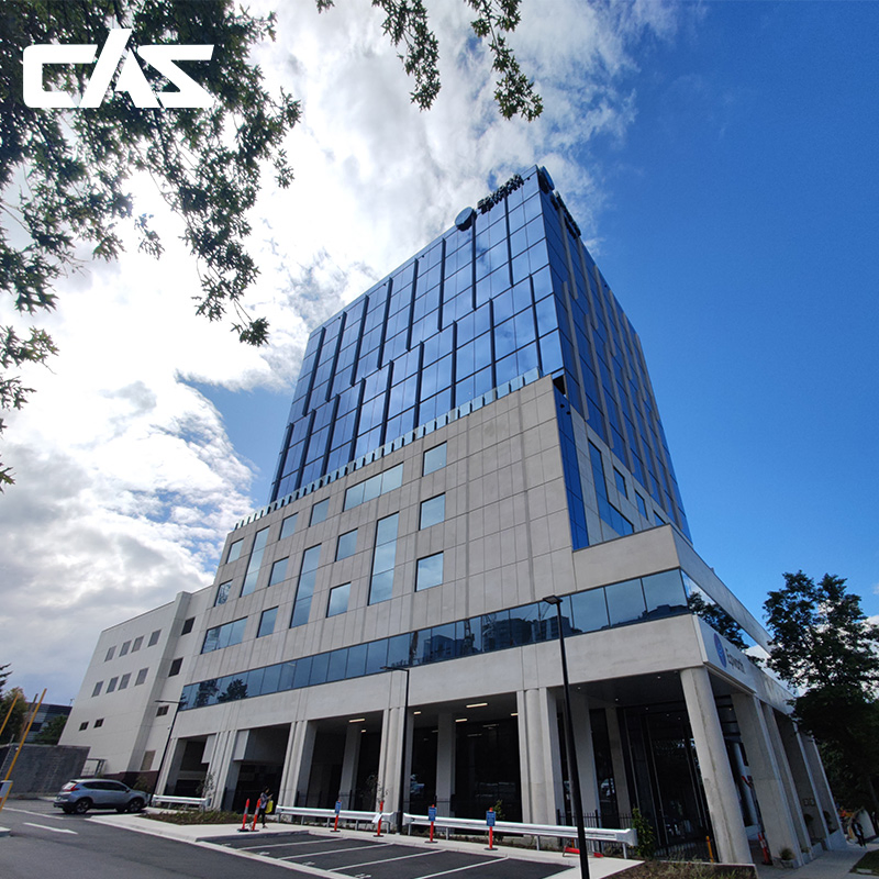 High-Performance Fire Resistant Tempered Glass Curtain Wall System