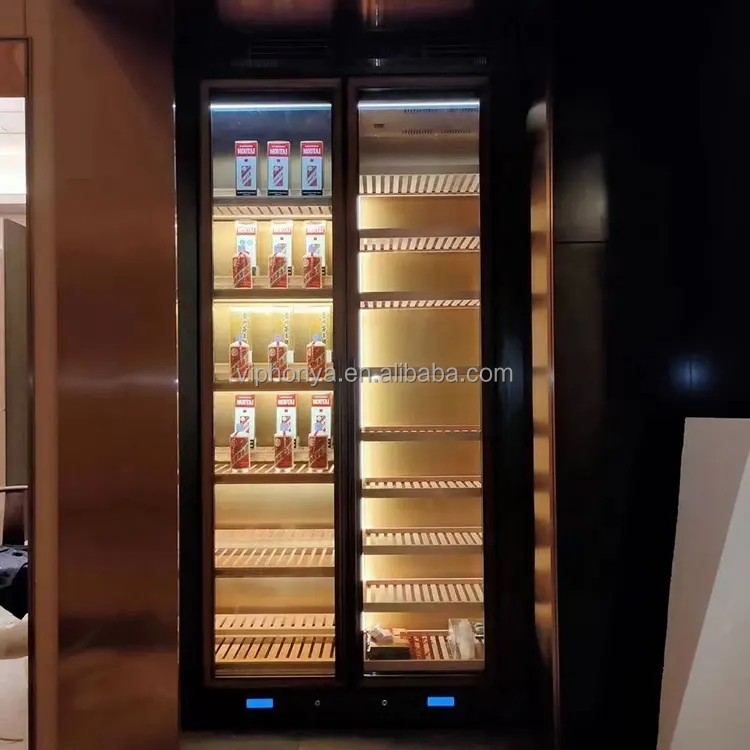 Versatile Wine Storage Solution with Temperature Control Technology