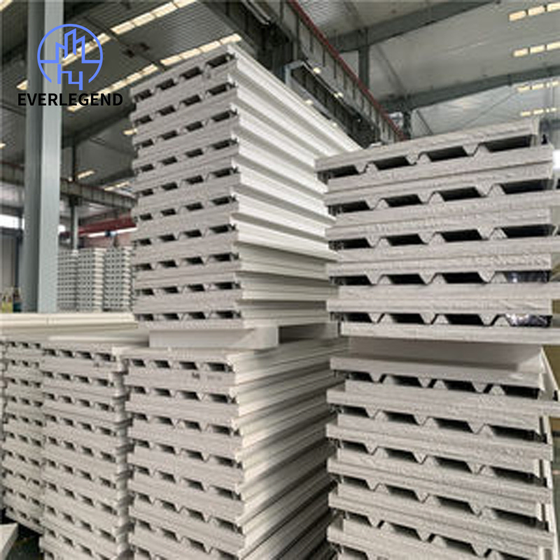 Composite EPS Sandwich Roof Panel for Lightweight and Fireproof Structures Building