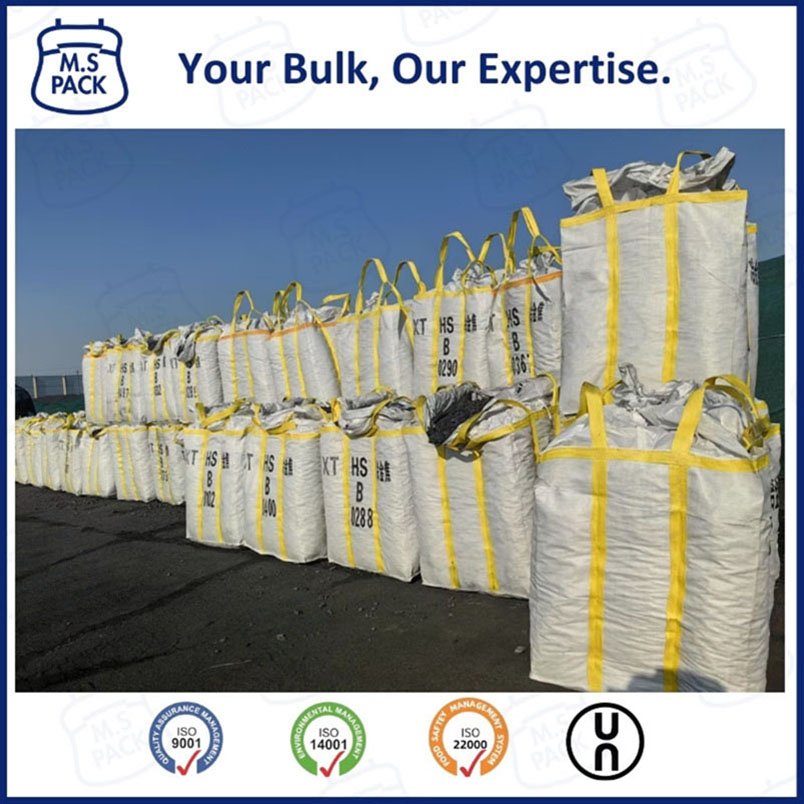 1000kg 1500kg 2000kg Industrial Big Bag Bulk Bag FIBC Baffle Jumbo Bag for Sand Cement Building Construction Fertilizer
