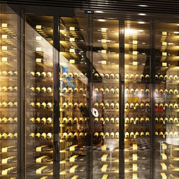 Elegant Wine Storage Solution with Climate Control Technology