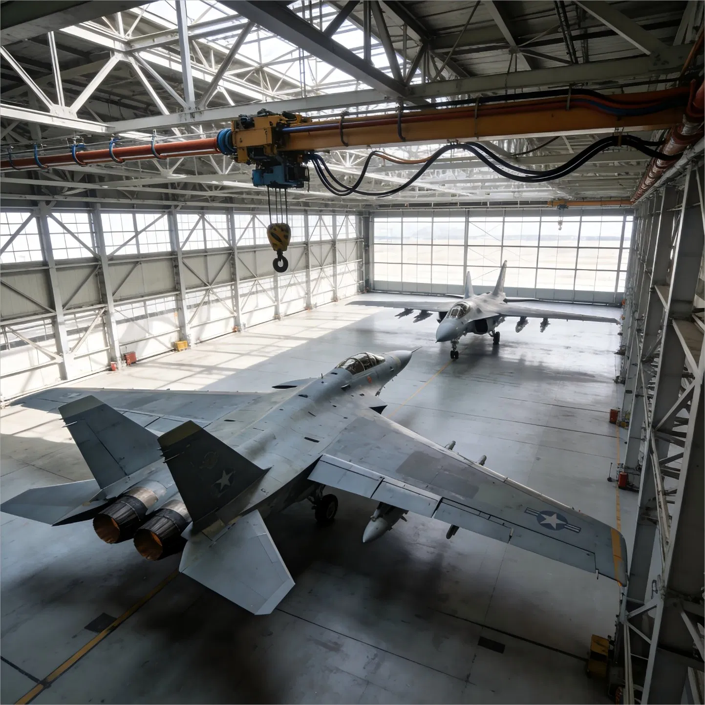 Fire-Resistant Heavy Steel Structure System for Prefabricated Factory &amp; Aircraft Hangar